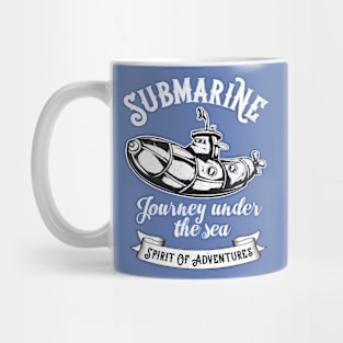 Submarine journey under the sea Mug